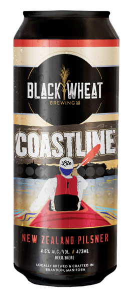 Black Wheat Brewing Co. Coastline Lite New Zealand Pilsner