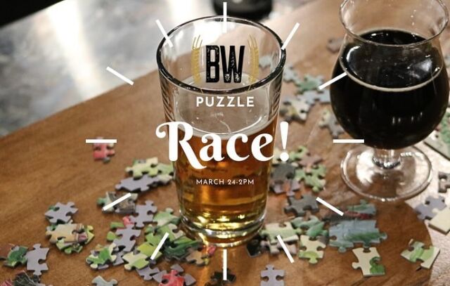 🧩 Join us for Puzzle Night at Black Wheat Brewery! 

Get your team together and put your problem-solving skills to the test!
📅 Date: March 24
🕖 Time: 2PM (arrive a few minutes early to get seated before the race starts)
📍 Location: Black Wheat Brewery
💰 Entry Fee: $10 per team
🎁 Prize: $50 gift card for the fastest team!
Gather your friends, enjoy some delicious brews, and compete for the ultimate puzzle-solving glory! See you there! 

Register at info@blackwheatbrewing.ca